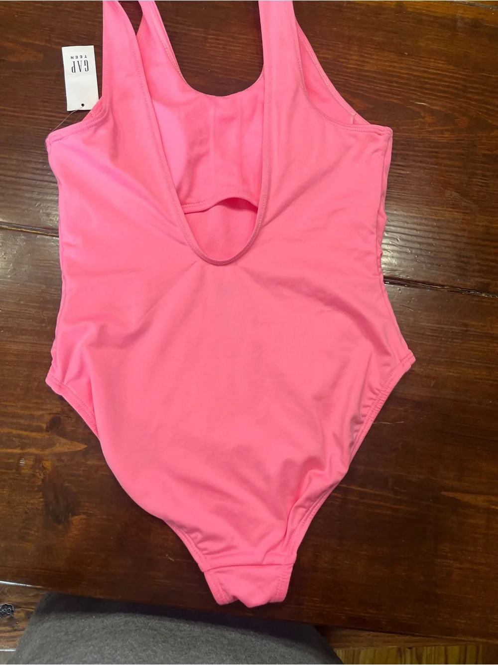 GAP Teen Girls Bright Pink One-Piece Swimsuit